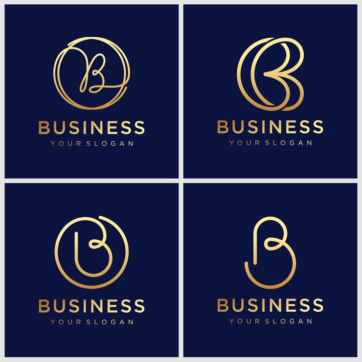 Vector plantilla de diseño de logotipo letra b