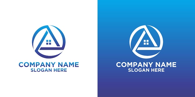 Plantilla de diseño de logotipo de letra a creativa premium