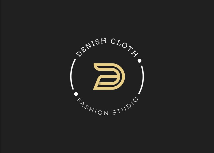 Vector plantilla de diseño de logotipo de letra d inicial minimalista, estilo vintage, ilustraciones vectoriales