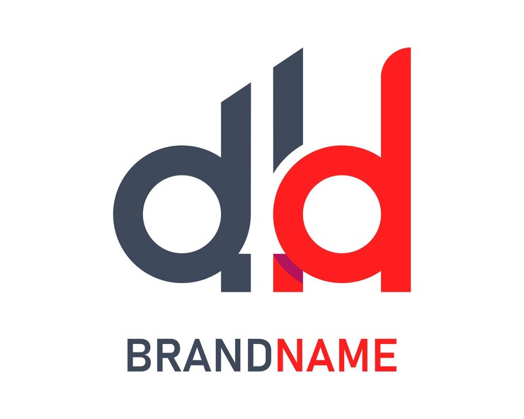 Vector plantilla de diseño del logotipo de la letra dd