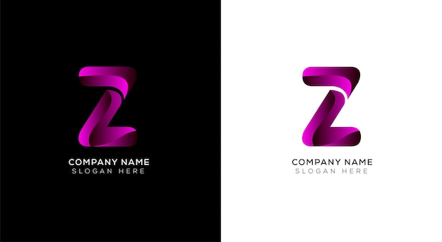 Plantilla de diseño de logotipo de letra a degradado creativo