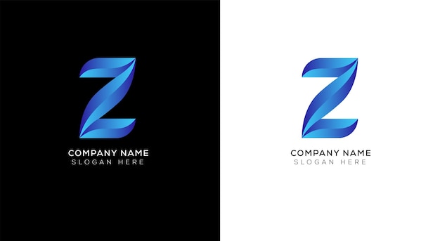 Plantilla de diseño de logotipo de letra a degradado creativo