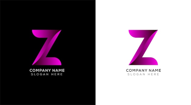 Plantilla de diseño de logotipo de letra a degradado creativo