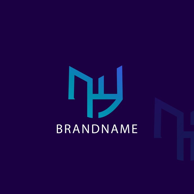 Vector plantilla de diseño de logotipo de letra inicial de monograma moderno