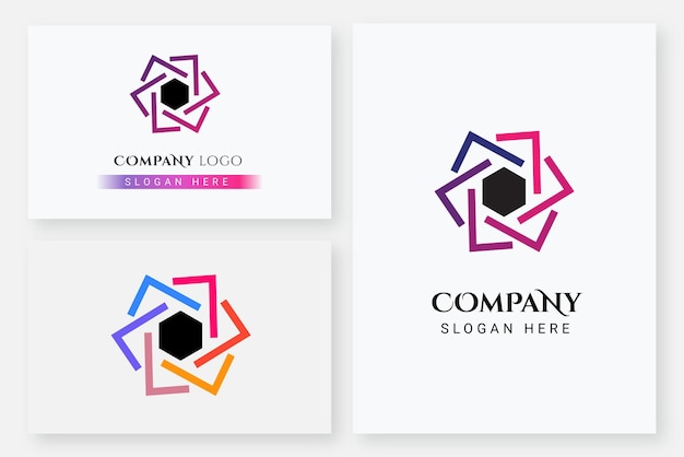 Plantilla de diseño de logotipo de letra L moderna con artes de mandala