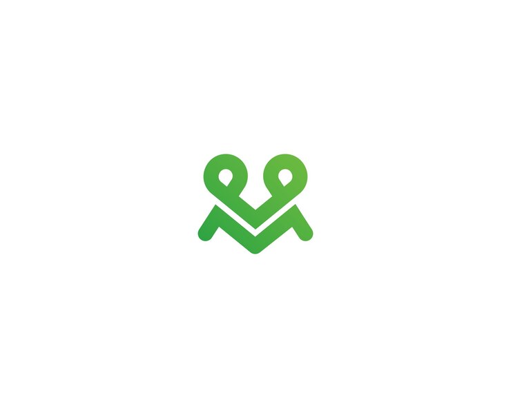 Plantilla de diseño de logotipo letra M moderna