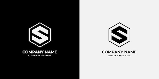 Plantilla de diseño de logotipo de letra monograma s