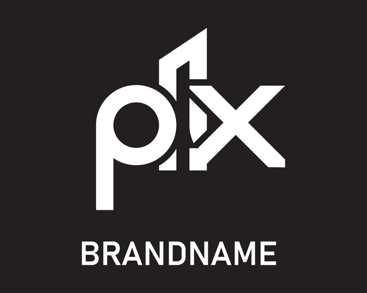 Vector plantilla de diseño de logotipo de letra px