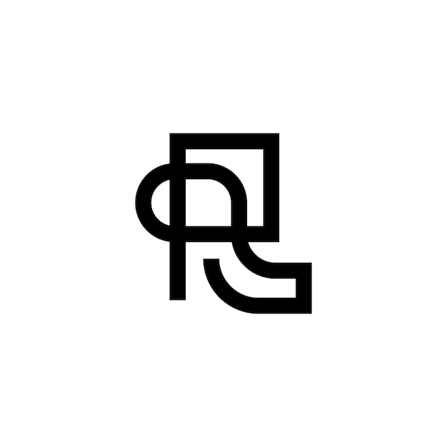 Plantilla de diseño de logotipo de letra R simple