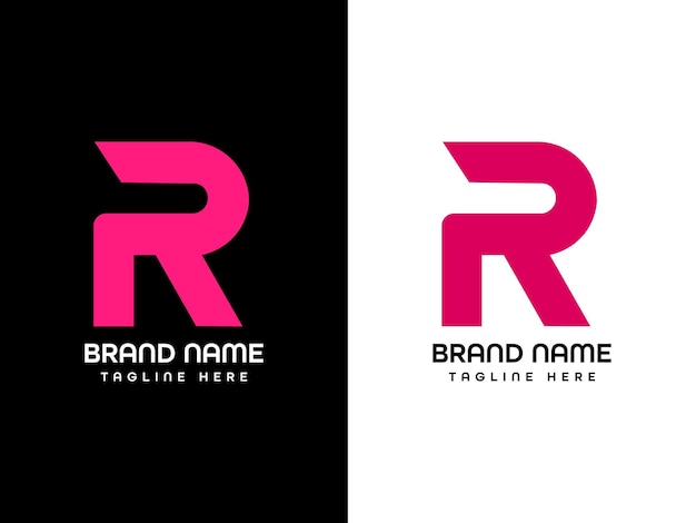 Plantilla de diseño de logotipo de letra R