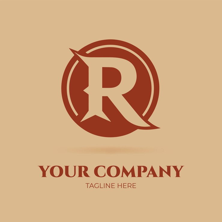 Vector plantilla de diseño de logotipo de letra r