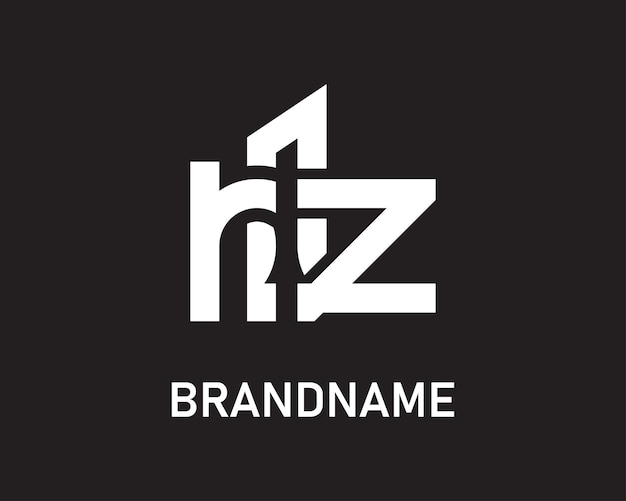 plantilla de diseño del logotipo de la letra rz