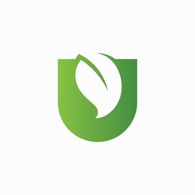 plantilla de diseño del logotipo de la letra U