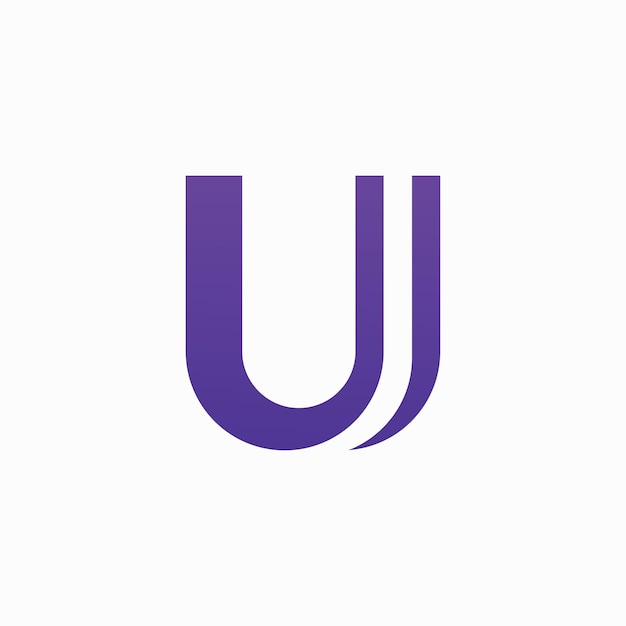 plantilla de diseño del logotipo de la letra U