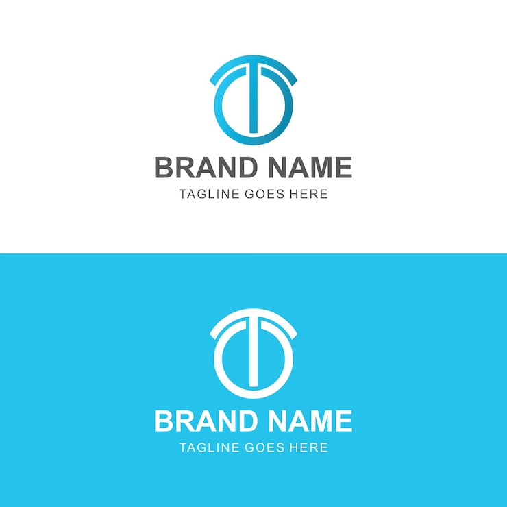 Vector plantilla de diseño de logotipo de letra vectorial a gradiente