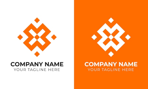 Plantilla de diseño de logotipo de letra x inicial abstracta de monograma mínimo moderno y creativo
