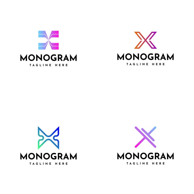 Vector plantilla de diseño de logotipo de letra x