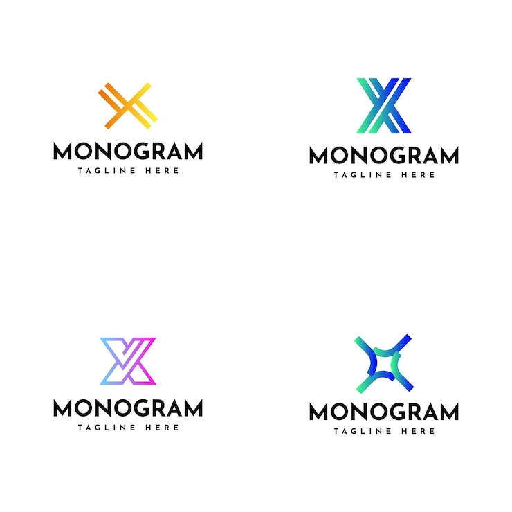 Vector plantilla de diseño de logotipo de letra x