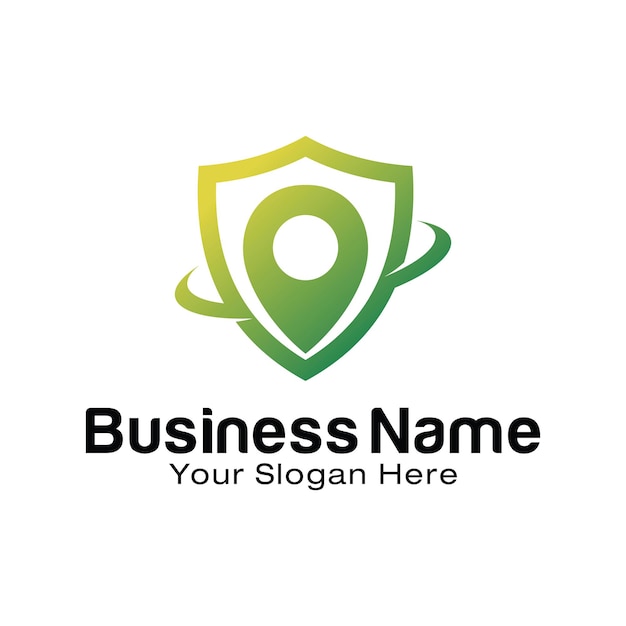 Plantilla de diseño de logotipo de lugar seguro