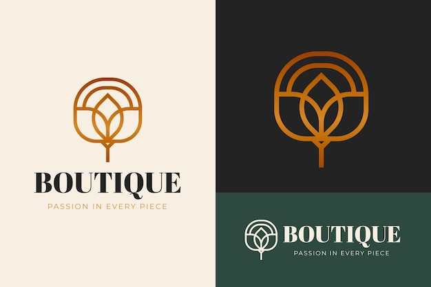 Vector plantilla de diseño de logotipo de lujo