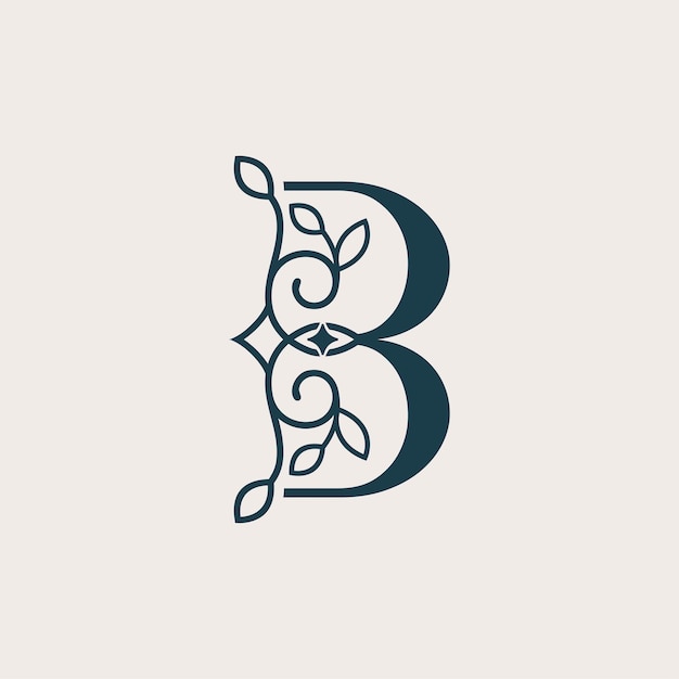 Vector plantilla de diseño de logotipo de marca belleza cosmética b