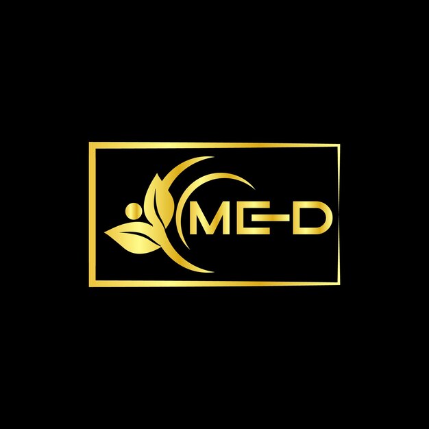 plantilla de diseño de logotipo de marca de letras médicas