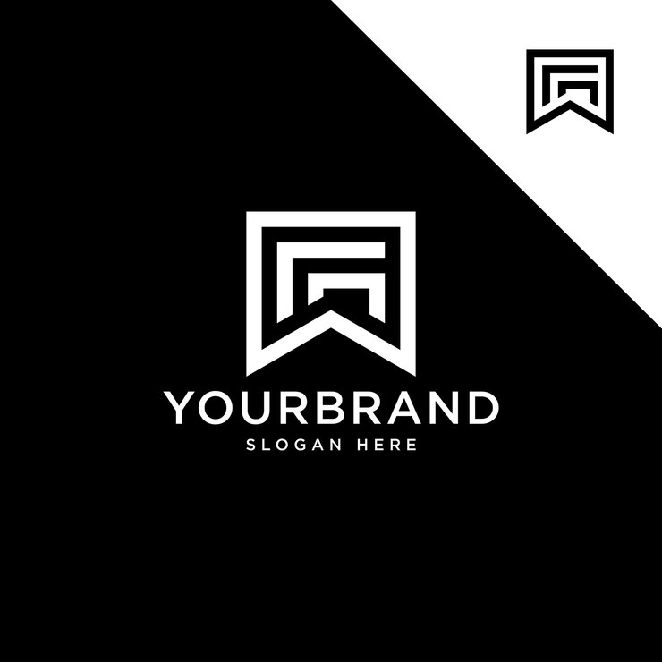 Vector plantilla de diseño de logotipo de marcador de letra moderna g