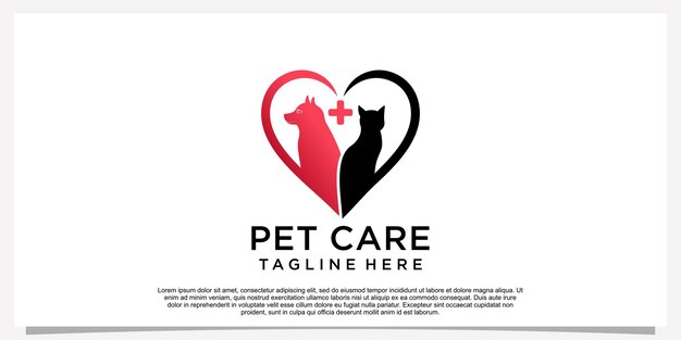 Plantilla de diseño de logotipo de mascota icono de mascota concepto simple Vector Premium