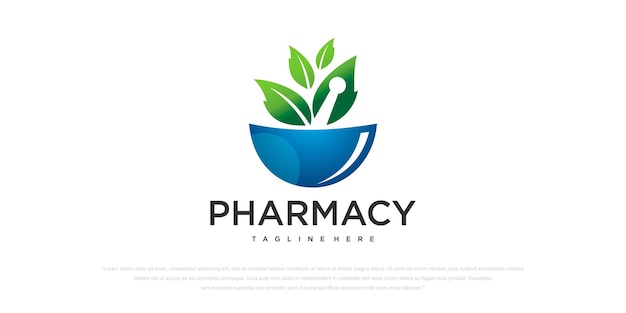 Plantilla de diseño de logotipo médico y farmacéutico