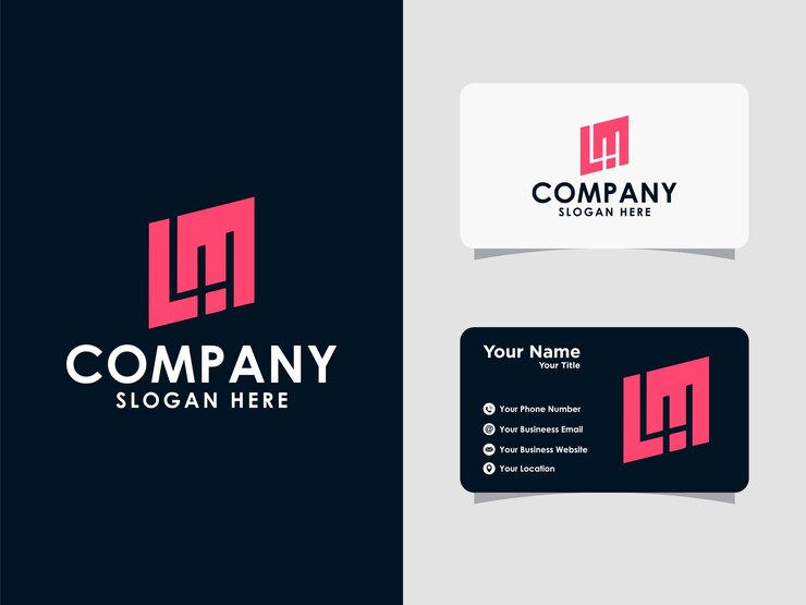 Vector plantilla de diseño de logotipo ml o lm de letra de monograma minimalista