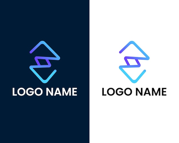 Plantilla de diseño de logotipo moderno letra z