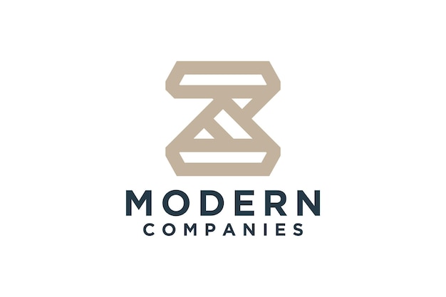 Plantilla de diseño de logotipo moderno letra Z