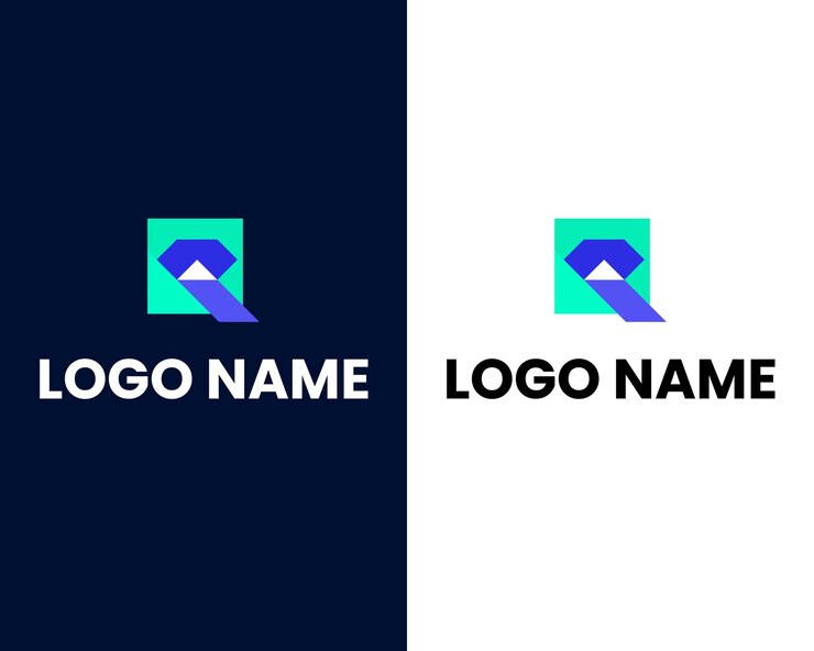Vector plantilla de diseño de logotipo moderno de marca de letra r
