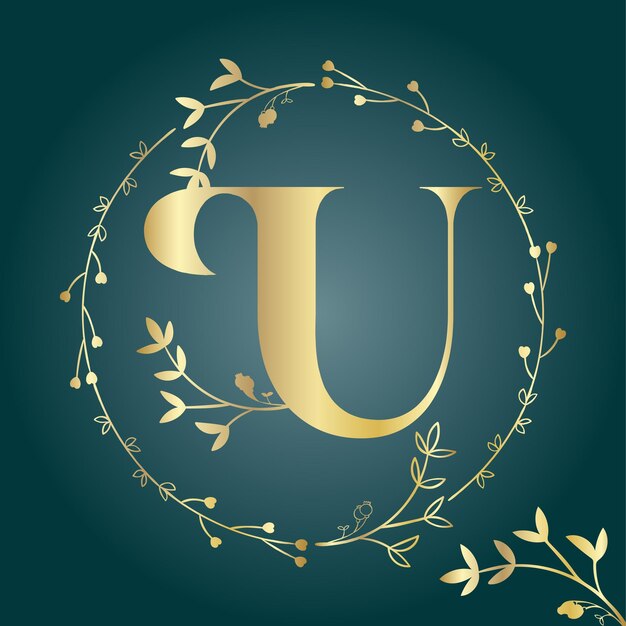 Plantilla de diseño de logotipo de monograma de lujo