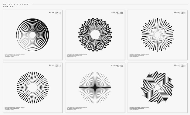 Plantilla de diseño de logotipo de movimientos de línea de círculo moderno