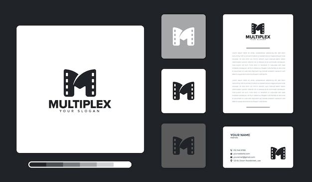 Plantilla de diseño de logotipo multiplex