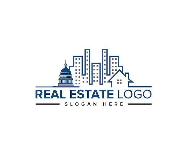 plantilla de diseño de logotipo de negocio inmobiliario