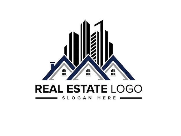 plantilla de diseño de logotipo de negocio inmobiliario