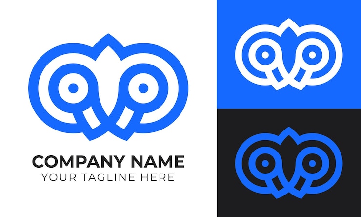 Vector plantilla de diseño de logotipo de negocio moderno minimalista corporativo creativo