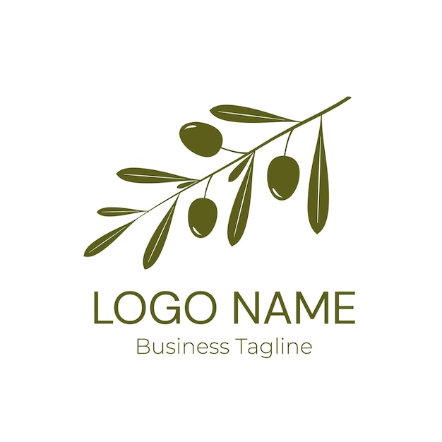 plantilla de diseño de logotipo de negocio Olive