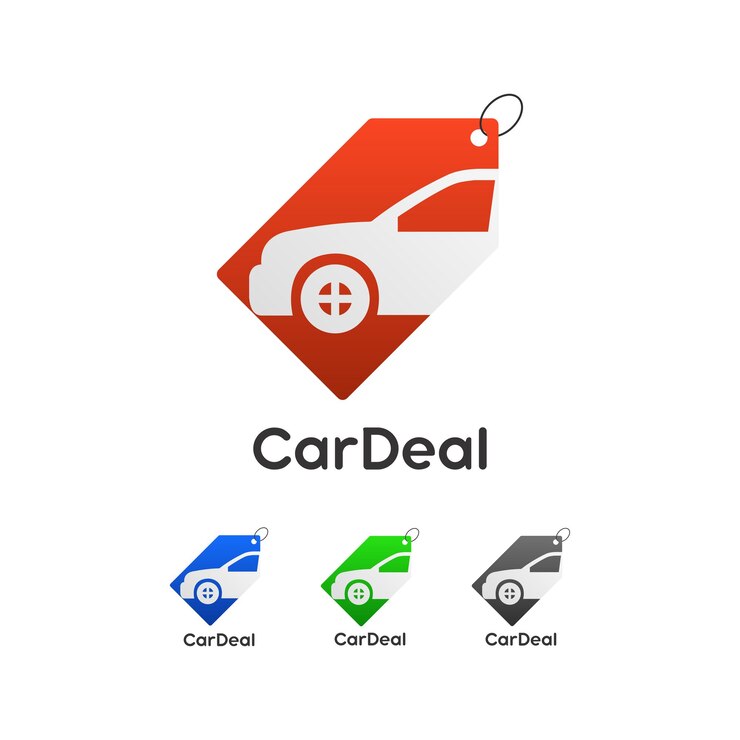 Vector plantilla de diseño de logotipo de oferta de coche