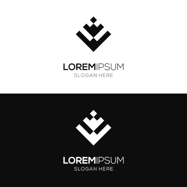 plantilla de diseño de logotipo de ornamento geométrico abstracto