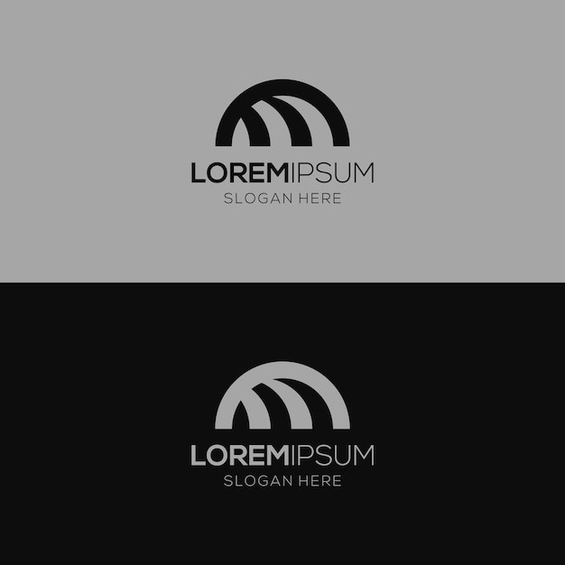 plantilla de diseño de logotipo de ornamento geométrico abstracto