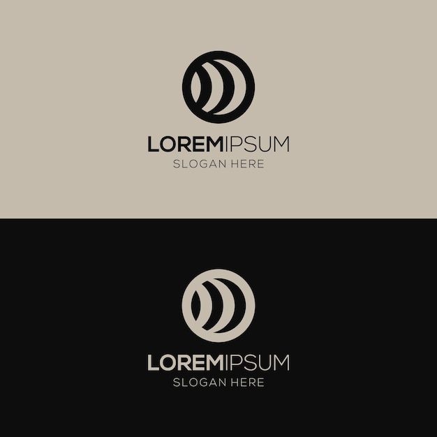 plantilla de diseño de logotipo de ornamento geométrico abstracto