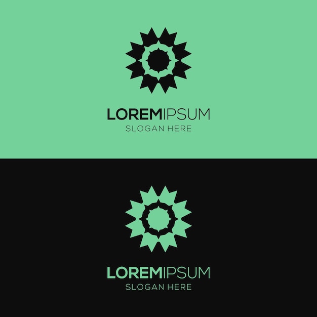 plantilla de diseño de logotipo de ornamento geométrico islámico abstracto