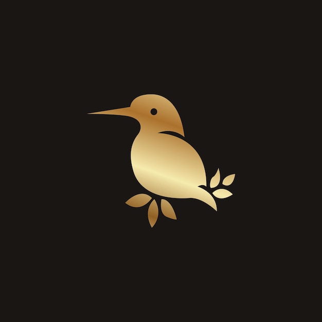 Plantilla de diseño de logotipo de pájaro creativo