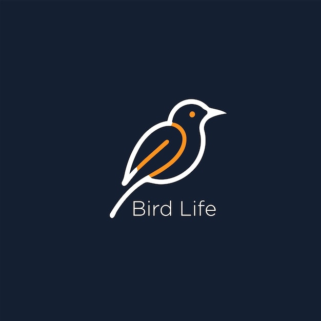 Plantilla de diseño de logotipo de pájaro Icono de vector de pájaro Icono de vector de pájaro