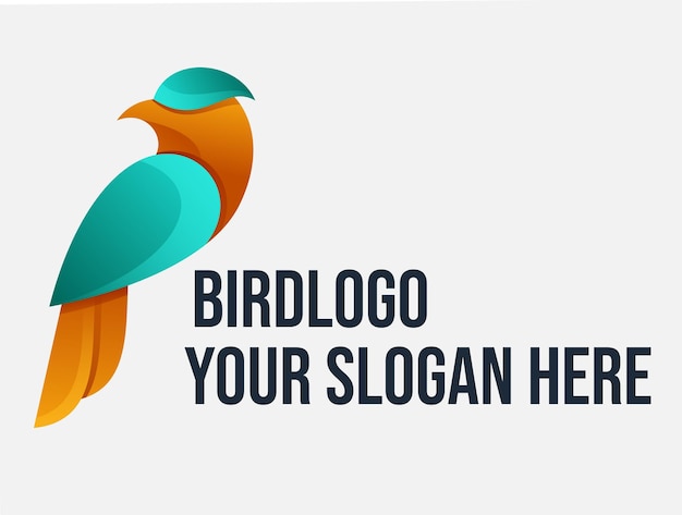 Plantilla de diseño de logotipo de pájaro
