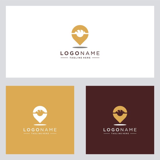 plantilla de diseño de logotipo de pan