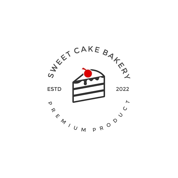 Plantilla de diseño de logotipo de pastelDescargar